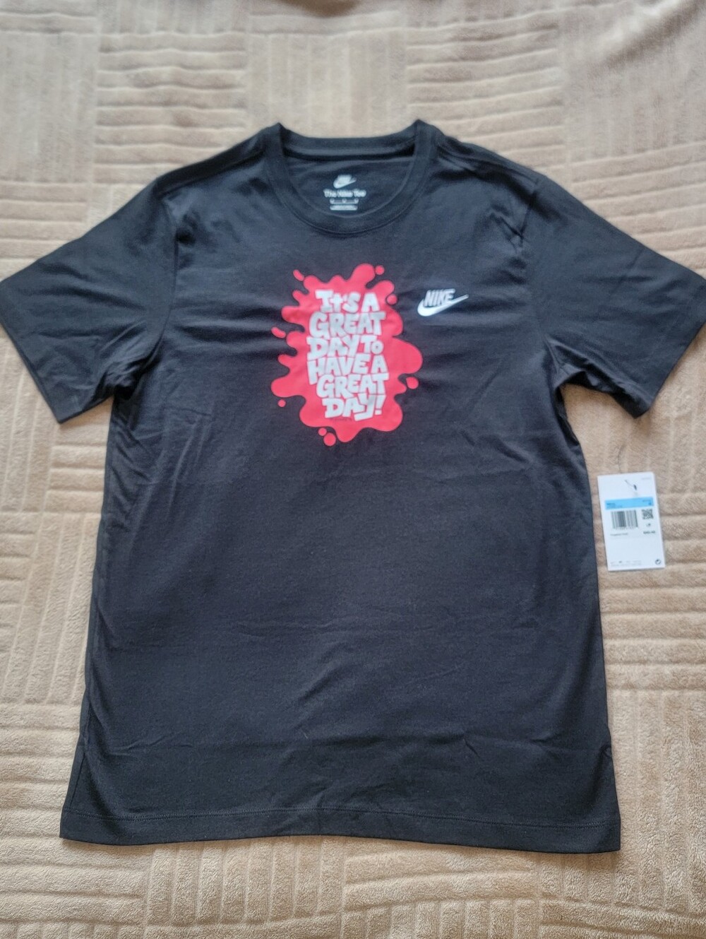 Nike Black T-shirt "It's A Great Day To Have A Great Day"